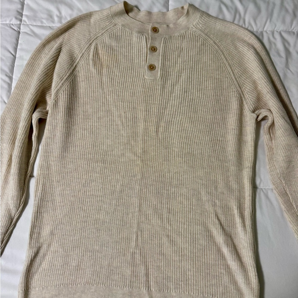 Lucky Brand Men's Cream Sweater